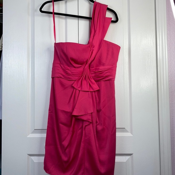 BCBGMaxAzria Dresses & Skirts - BCBG 1 Shoulder Palais Cocktail Dress